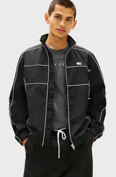 Мужская черная ветровка PIPING DETAIL FLAG Черный S Tommy Jeans DM0DM22297