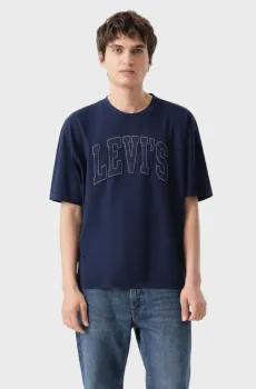 Мужская темно-синяя футболка Синий XL Levi’s® 003QV;0002