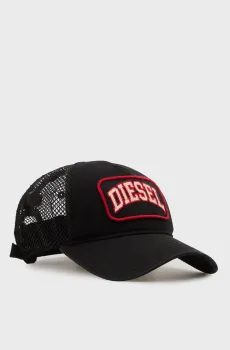 Мужская черная кепка C-MESHY Черный XS Diesel A19458 0DCCV
