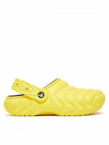 Crocs Шльопанці Classic Lined Overpuff Clog 210059 Жовтий Crocs Шльопанці Classic Lined Overpuff Clog 210059 Жовтий