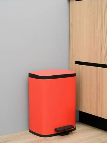 Відро для сміття - червоний