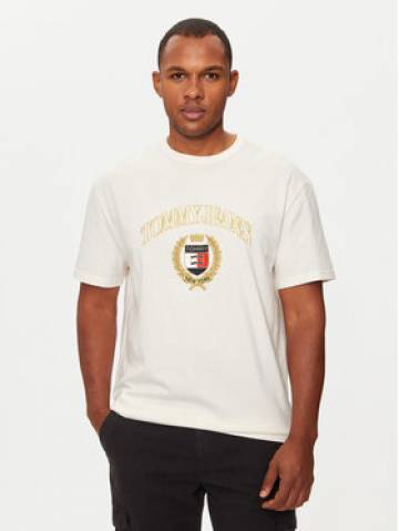 Tommy Jeans Футболка DM0DM19690 Білий Regular Fit Tommy Jeans Футболка DM0DM19690 Білий Regular Fit