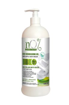 Эко гель для мытья посуды nO% green home с яблочным уксусом, 1 л