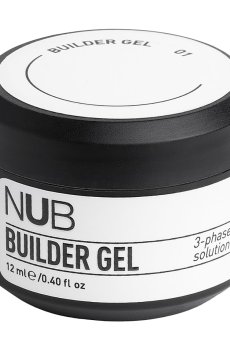 Гель трехфазный для наращивания ногтей NUB Builder Gel 07, 12 мл