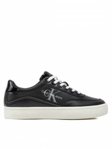 Calvin Klein Jeans Снікерcи Classic Cupsole Low Lace Lth Ml YW0YW01527 Чорний Calvin Klein Jeans Снікерcи Classic Cupsole Low Lace Lth Ml YW0YW01527 Чорний
