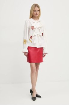 Юбка Never Fully Dressed Vegan Leather Mini Jaspre Skirt