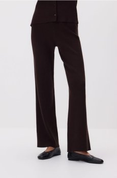 Reserved - Вязані штани - коричневий - 872IP-88X