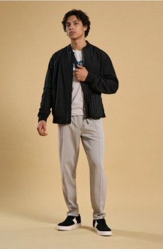 Штани tapered fit - сірий