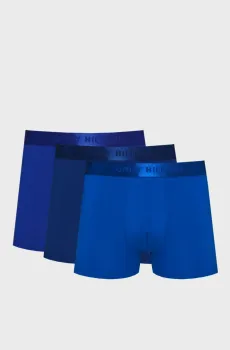 Мужские синие боксеры (3 шт) TRUNK Синий XL Tommy Hilfiger UM0UM03755