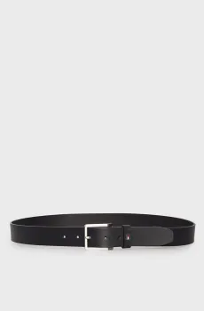 Мужской темно-синий кожаный ремень OLIVER ADJ 3.5 Синий 90 Tommy Hilfiger AM0AM13020