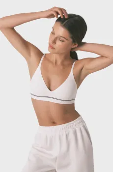 Женский белый топ NATURAL Белый XL womensecret 5103012