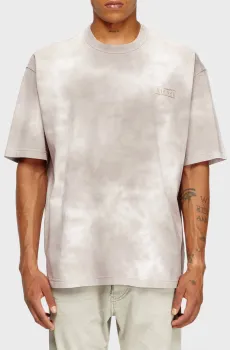 Мужская бежевая футболка T-WASH XZ1 Бежевый S Diesel A22485 RNSED