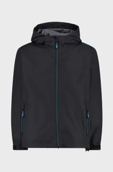 Детская черная ветровка JACKET FIX HOOD Черный 128 CMP 39X7984-59UN