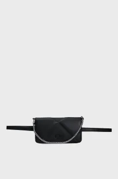 Женская черная поясная сумка QUILT CROSSBODY Черный ONESIZE Calvin Klein K60K611668