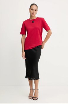 Хлопковая футболка Patrizia Pepe