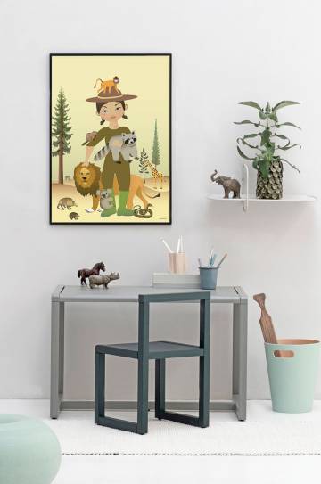 Vissevasse Плакат The Zookeeper 50x70 cm Vissevasse Плакат The Zookeeper 50x70 cm
