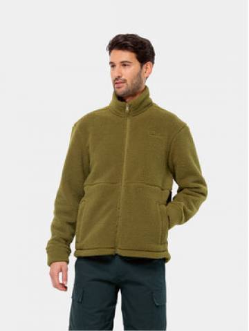 Jack Wolfskin Флісовий реглан Felslicht Jkt 1711151 Хакі Regular Fit Jack Wolfskin Флісовий реглан Felslicht Jkt 1711151 Хакі Regular Fit