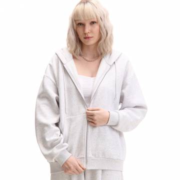 Cropp - Худі на блискавці - light grey Cropp - Худі на блискавці - light grey