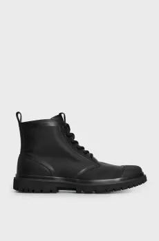 Мужские черные ботинки EVA LACEUP BOOT MID NY Черный 41 Calvin Klein YM0YM00833