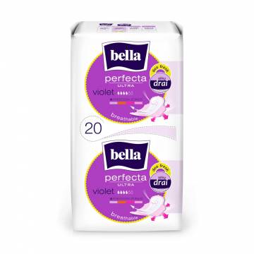 Прокладки для критических дней Bella Perfecta Ultra Violet Deo Fresh, 20 шт Прокладки для критических дней Bella Perfecta Ultra Violet Deo Fresh, 20 шт