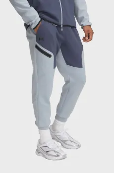 Мужские серые спортивные брюки UA Unstoppable Flc Jgr EU Серый S Under Armour 1389353-044