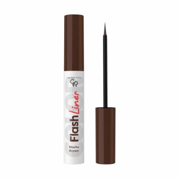 Жидкая подводка для глаз Golden Rose Flash Liner Colored Eyeliner 108 Mocha Brown, 3.5 мл Жидкая подводка для глаз Golden Rose Flash Liner Colored Eyeliner 108 Mocha Brown, 3.5 мл