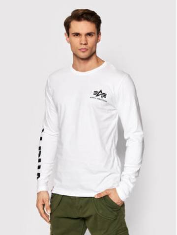 Alpha Industries Longsleeve Print Heavy 116570 Білий Regular Fit Alpha Industries Longsleeve Print Heavy 116570 Білий Regular Fit