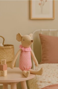 Плюшева мишка - рожевий