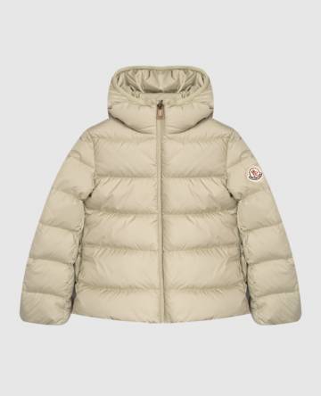 Детская пуховая куртка с нашивкой логотипа