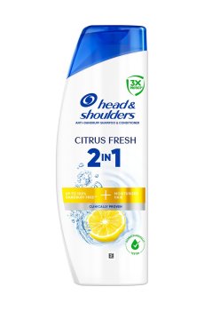 Шампунь и бальзам-ополаскиватель для волос 2 в 1 Head & Shoulders Citrus Fresh Цитрусовая свежесть, против перхоти, 400 мл