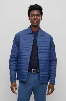 Мужская синяя куртка Синий S BOSS 50497165;475