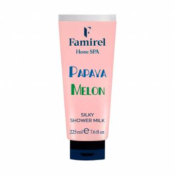 Шелковое молочко для душа Famirel Home SPA Silky Shower Milk, Papaya & Melon, 225 мл Шелковое молочко для душа Famirel Home SPA Silky Shower Milk, Papaya & Melon, 225 мл