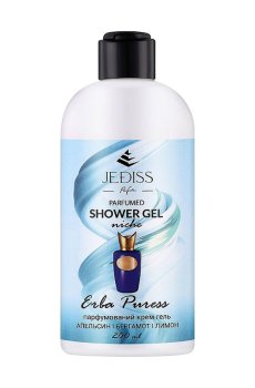 Парфюмированный крем-гель для душа Jediss Erba Puress Parfumed Shower Gel унисекс, 200 мл