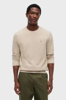 Мужской бежевый джемпер ESSENTIAL Бежевый XL Tommy Hilfiger MW0MW36347