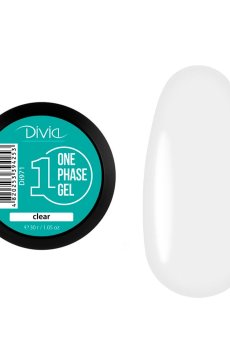 Моделирующий гель для наращивания ногтей Divia Builder Gel Clear Прозрачный, 30 мл