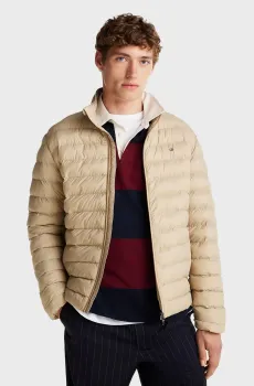 Мужская бежевая куртка PACKABLE RECYCLED JACKET Бежевый M Tommy Hilfiger MW0MW37634