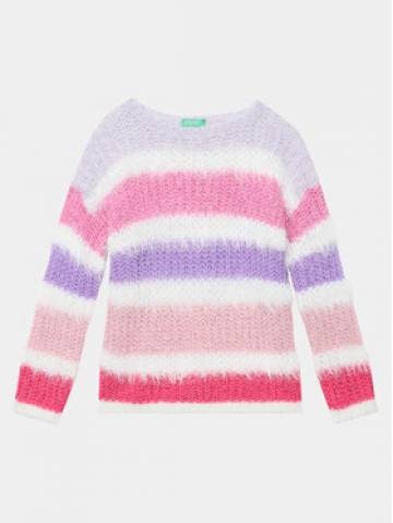 United Colors Of Benetton Светр 116QQ103W Кольоровий Relaxed Fit United Colors Of Benetton Светр 116QQ103W Кольоровий Relaxed Fit