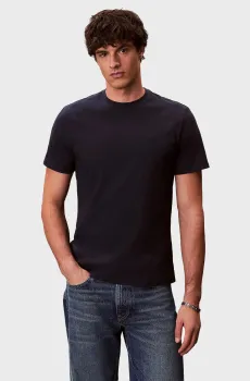 Мужская темно-синяя футболка (2 шт) CLASSIC Синий S Calvin Klein Jeans LV04RD001G