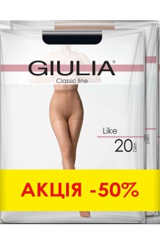 Набор женских колготок Giulia Like 20 DEN, Cappuccino-nero-caramel, размер 3, 3 пары