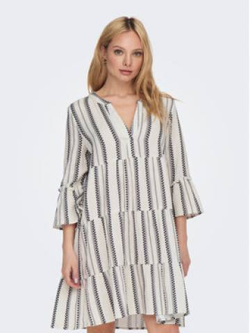 ONLY Повсякденна сукня 15296378 Білий Regular Fit ONLY Повсякденна сукня 15296378 Білий Regular Fit