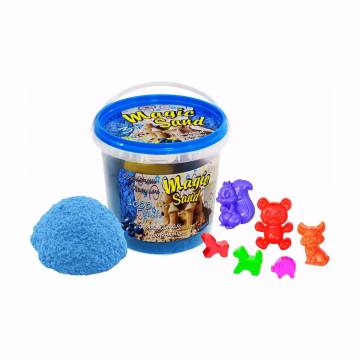 Детский кинетический песок Strateg Magic Sand голубой, от 3 лет, 1 кг Детский кинетический песок Strateg Magic Sand голубой, от 3 лет, 1 кг