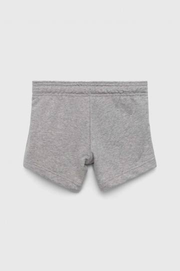 Детские шорты adidas G 3S цвет серый меланж регулируемая талия