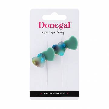 Заколка для волос Donegal зеленая, 1 шт (FA-5712) Заколка для волос Donegal зеленая, 1 шт (FA-5712)