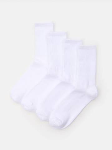 Шкарпетки, 4 пари - білий Шкарпетки, 4 пари - білий