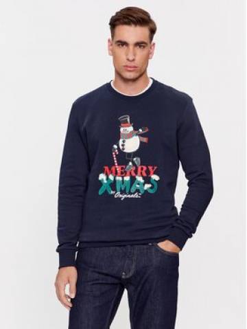 Jack&Jones Світшот 12247523 Cиній Standard Fit Jack&Jones Світшот 12247523 Cиній Standard Fit