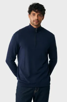 Мужская темно-синяя кофта JAMES Синий S Mexx MF006600643M