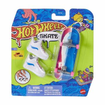 Игровой набор Hot Wheels Скейт и обувь для пальчиков, Glacier Grind, белый, от 5 лет (HGT46) Игровой набор Hot Wheels Скейт и обувь для пальчиков, Glacier Grind, белый, от 5 лет (HGT46)