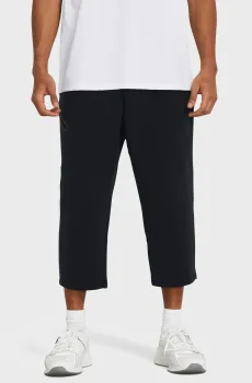 Мужские черные спортивные брюки Unstoppable Flc Baggy Crop Черный L Under Armour 1384010-001