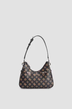 Женская темно-коричневая сумка Коричневый ONESIZE Guess HWPG92.26020;MLO