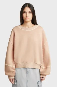 Женский бежевый свитшот Overdyed big Бежевый M G-Star RAW D26361,D993